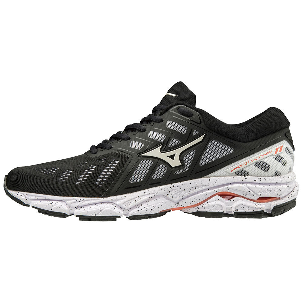 Womens Mizuno WAVE ULTIMA 11 Running Shoes White/Black Philippines (HRTIME731)